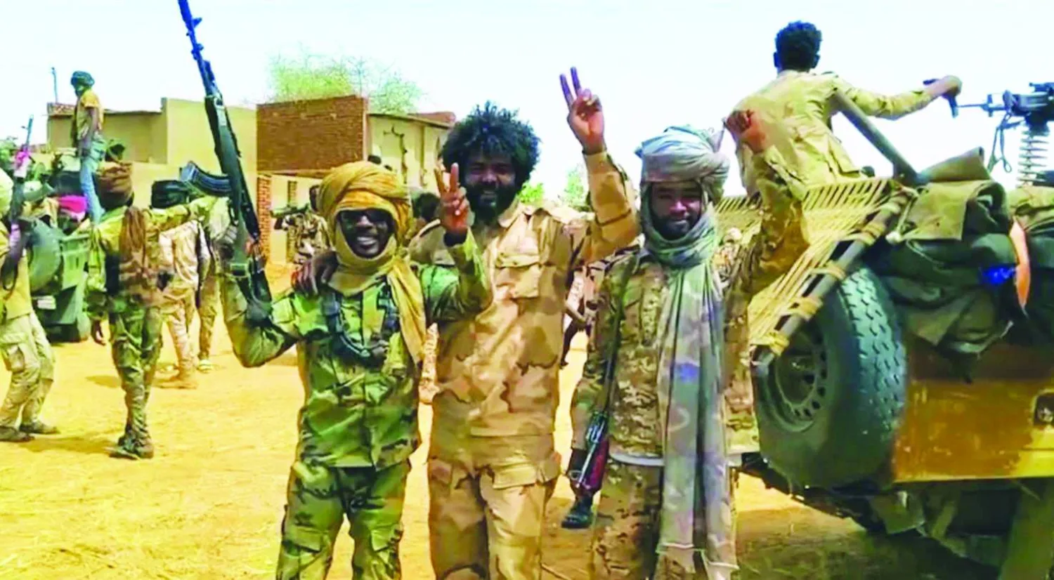 عناصر من «قوات الدعم السريع» في الفاشر كبرى مدن إقليم دارفور (أرشيفية - تلغرام)