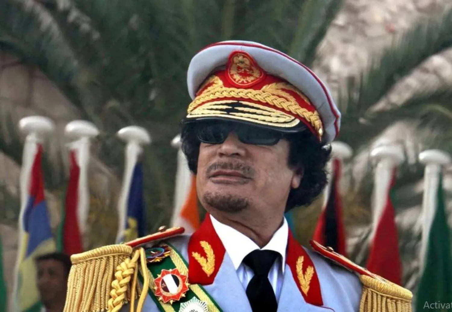 الرئيس الليبي الراحل معمر القذافي (إ.ب.أ)