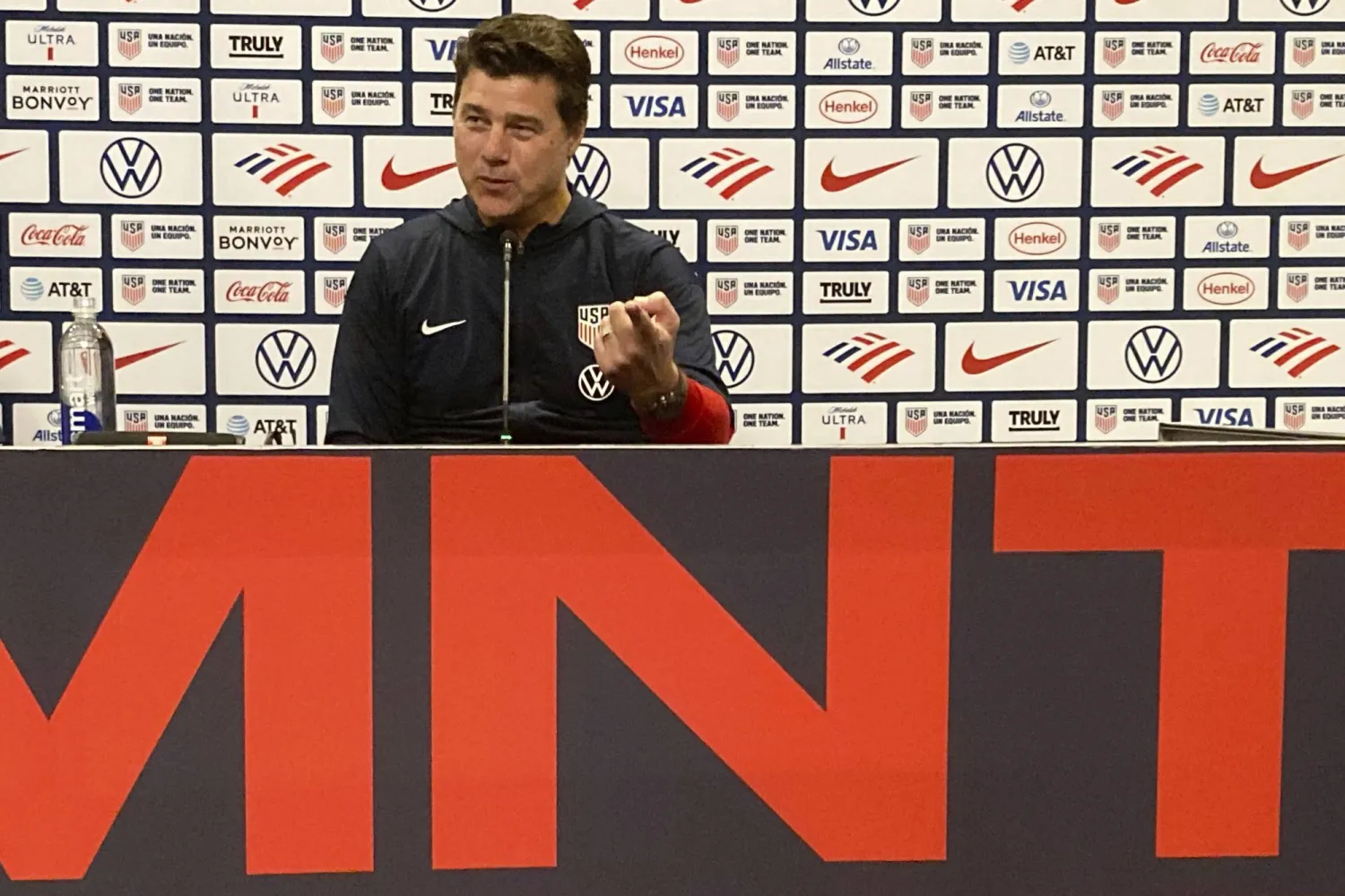 ماوريسيو بوتشيتينو مدرب المنتخب الأميركي (أ.ب)