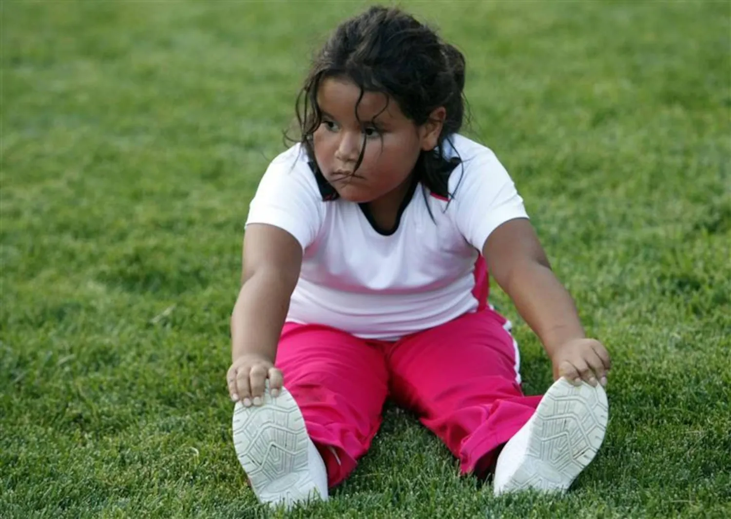 طفلة تتمرن في كولورادو (أرشيفية- رويترز)