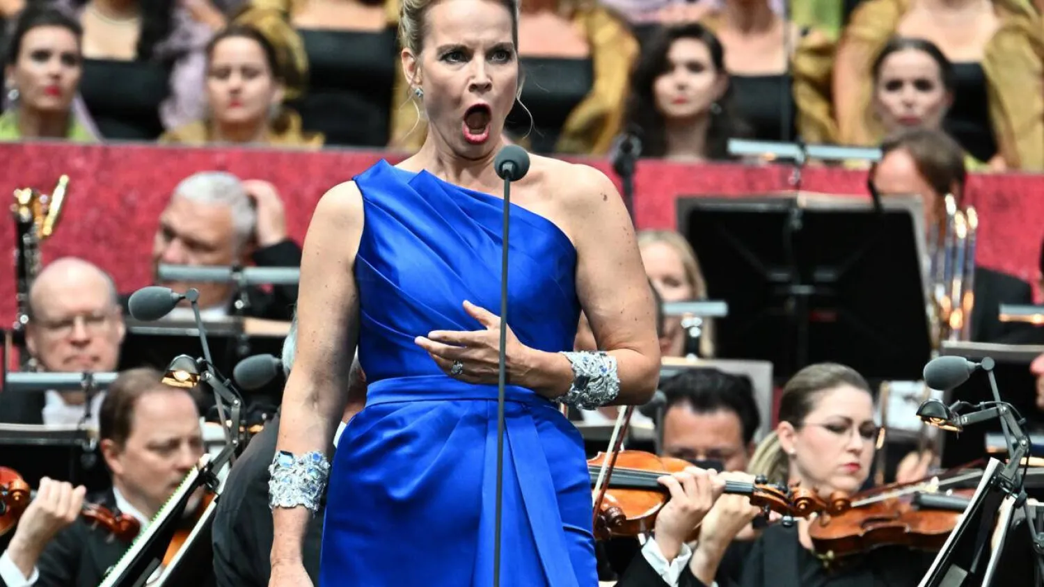 Latvian mezzo-soprano Elina Garanca is among the world's leading opera singers. Joe Klamar / AFP
