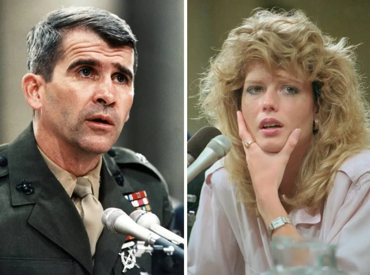 أوليفر نورث وفاون هول (نيويورك تايمز)