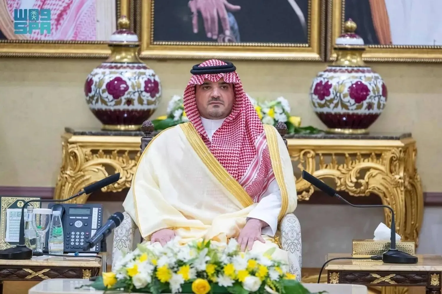 Saudi Minister of Interior Prince Abdulaziz bin Saud bin Naif bin Abdulaziz. (SPA)