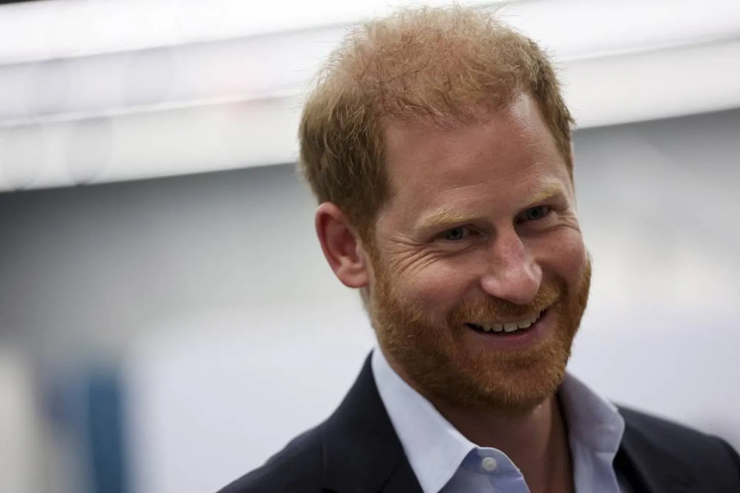  Britain's Prince Harry visits the Center for Blast Injury Studies at Imperial College London, in London, Wednesday, Sept. 10, 2025. (Suzanne Plunkett, Pool Photo via AP) 