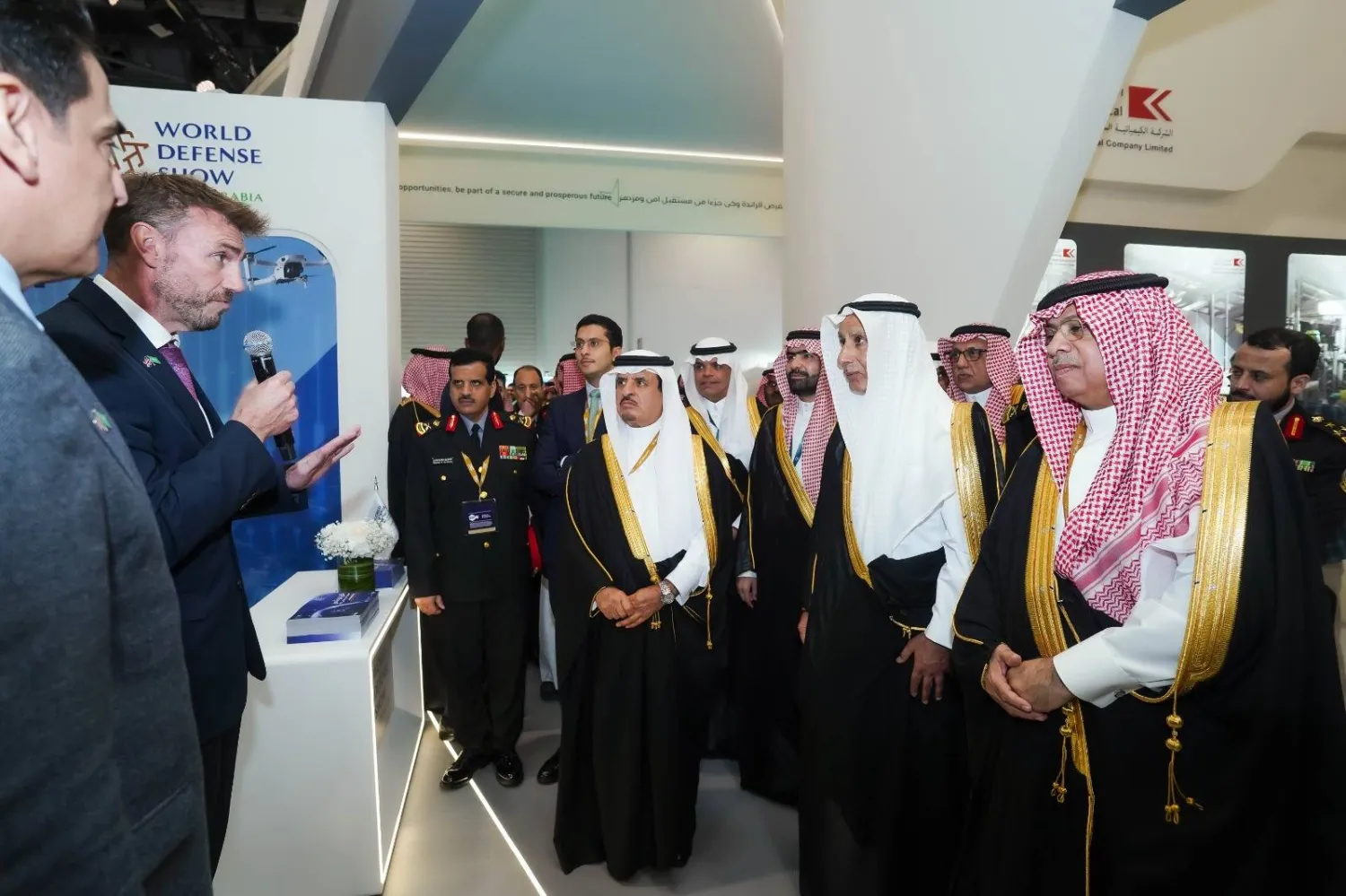 الجناح السعودي في معرض «معدات الدفاع والأمن الدولي» في لندن (المعرض)