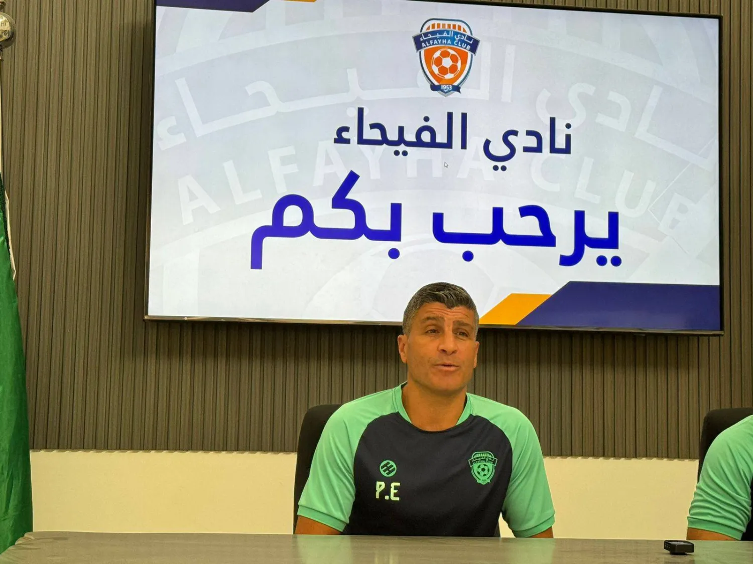 بيدرو إيمانويل خلال المؤتمر الصحافي (الشرق الأوسط)