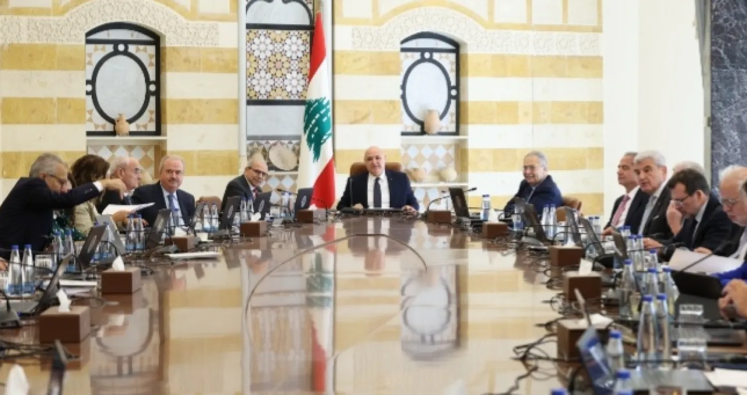 اجتماع مجلس الوزراء اللبناني (الوكالة الوطنية للإعلام)