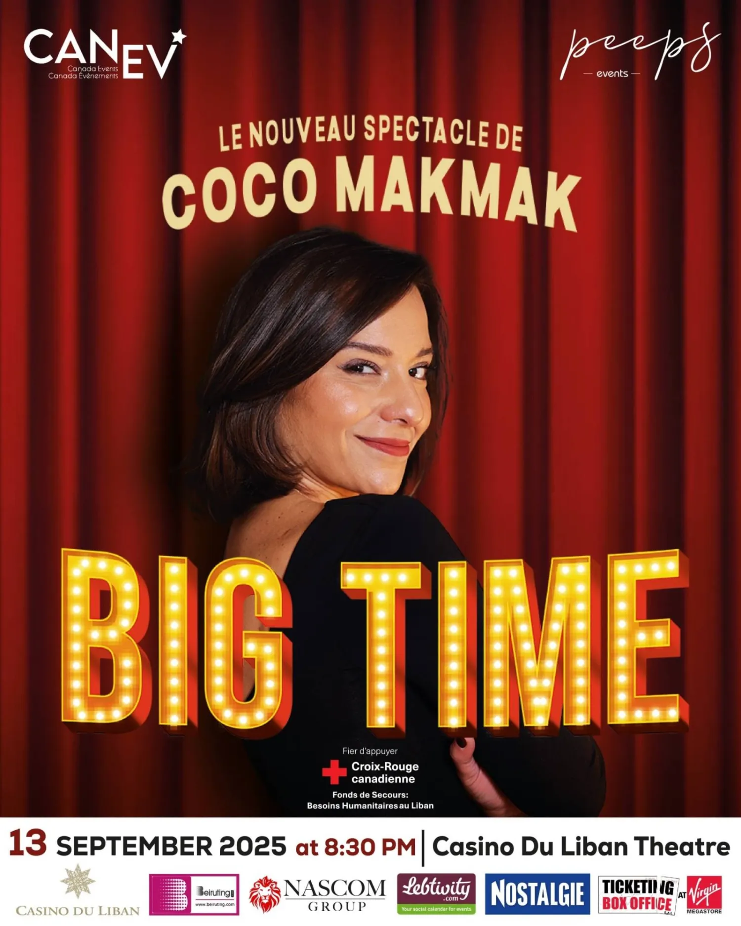 تقدّم عرضها الفكاهي «بيغ تايم» على مسرح «كازينو لبنان» (كارين مكاري)