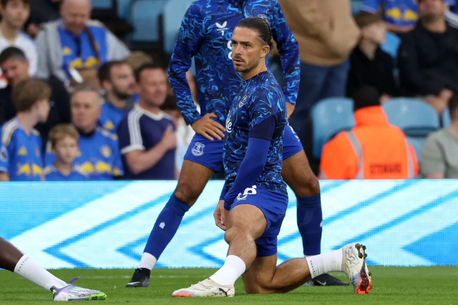 جاك غريليش يتألق مع إيفرتون (أ.ف.ب)