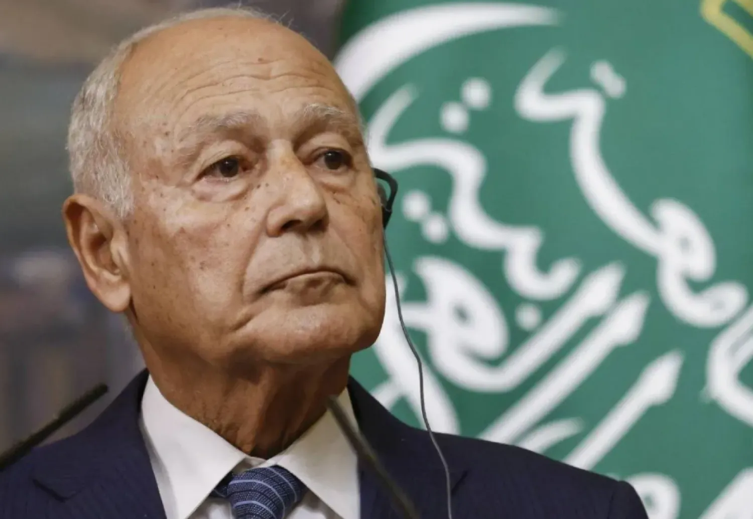 Secretary-General of the Arab League Ahmed Aboul Gheit. (Asharq Al-Awsat)