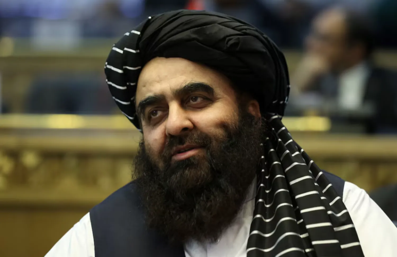 Afghanistan's acting Foreign Minister Amir Khan Muttaqi attends the Tehran International Conference on Palestine, amid the ongoing conflict between Israel and the Palestinian Islamist group Hamas, in Tehran, Iran December 23, 2023. Majid Asgaripour/WANA (West Asia News Agency) via REUTERS/File