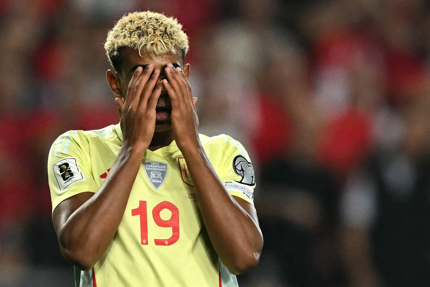 نجم برشلونة الإسباني الشاب لامين يامال (أ.ف.ب)