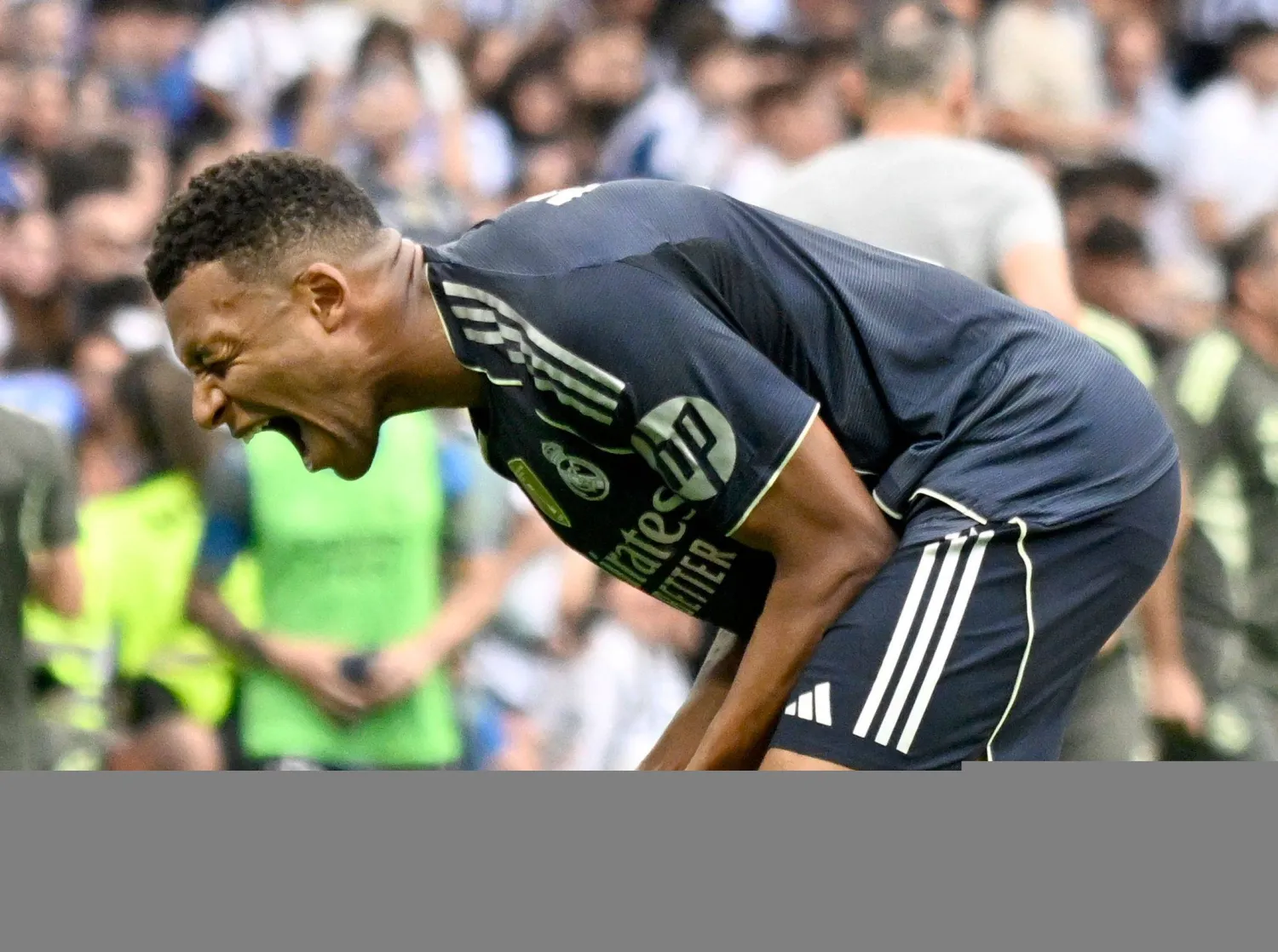 كيليان مبابي تألق في فوز ريال مدريد على سوسيداد (أ.ف.ب)