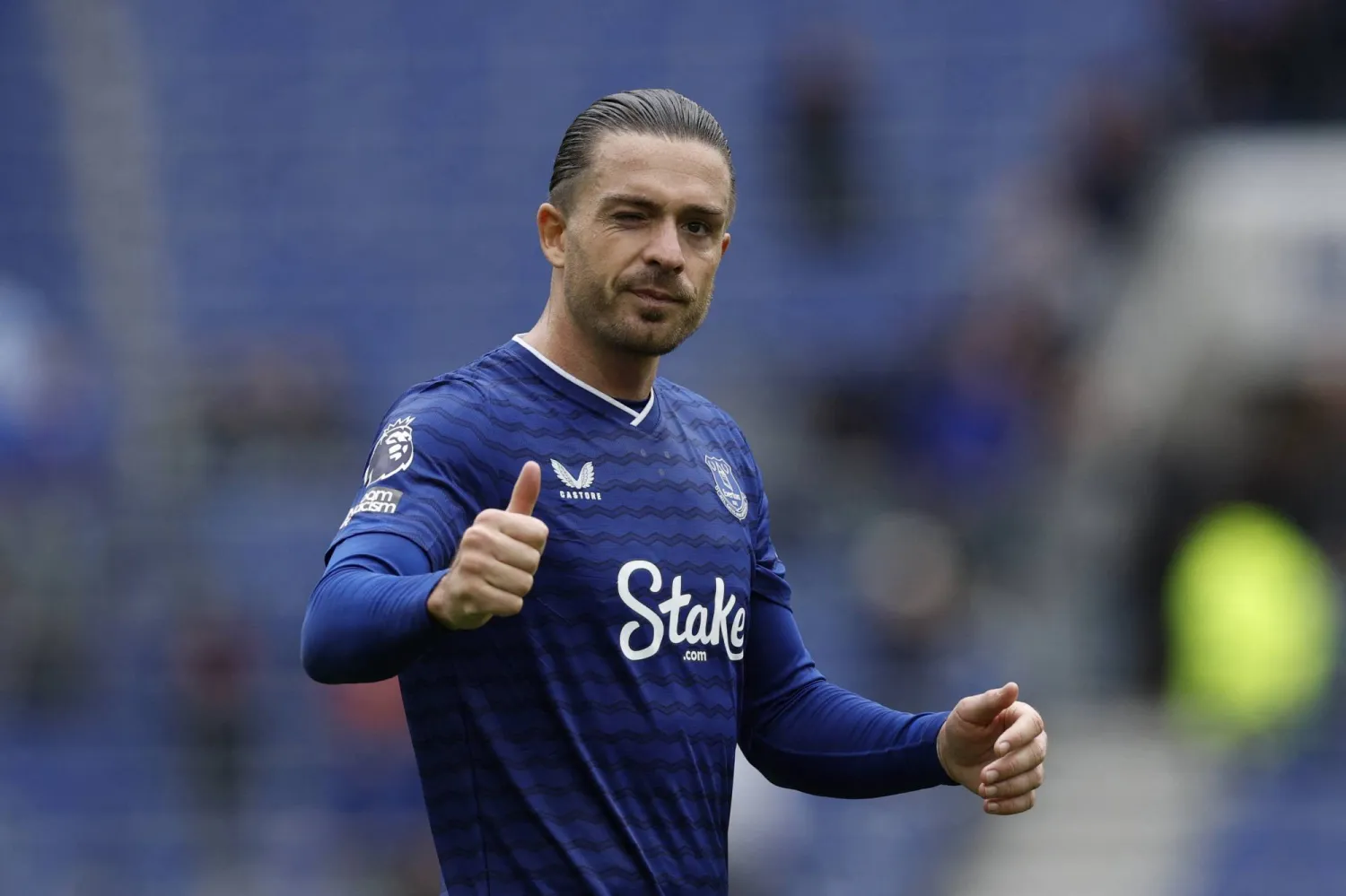 جاك غريليش نجم إيفرتون (رويترز)