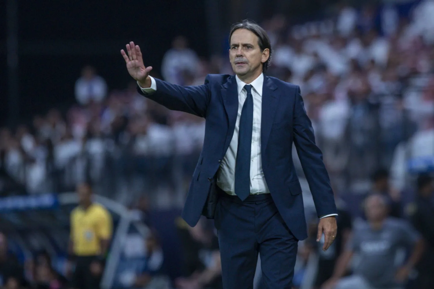 الإيطالي سيموني إنزاغي مدرب الهلال (تصوير: يزيد السمراني) 