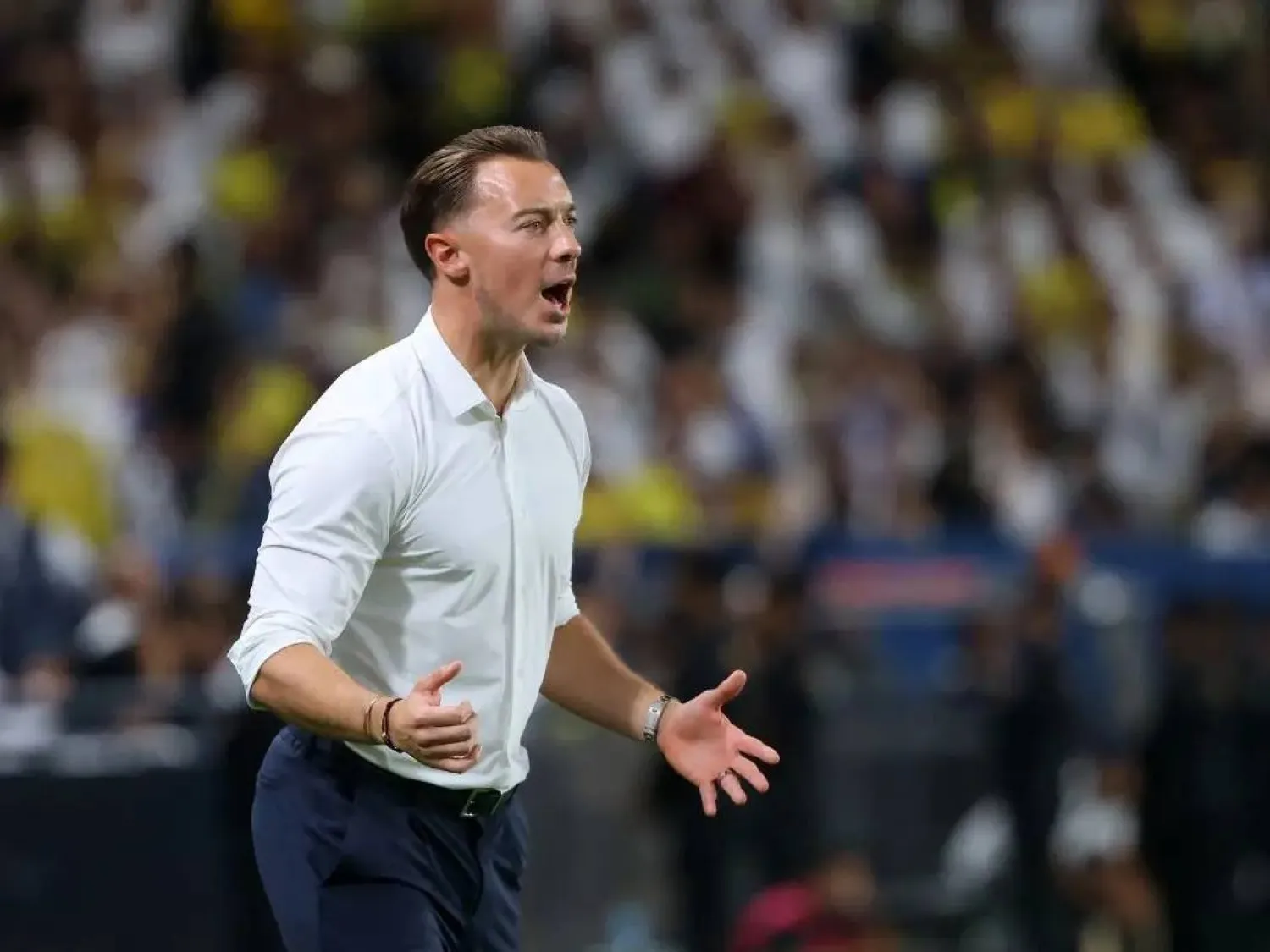 Al-Ahli's German coach Matthias Jaissle. (AFP)