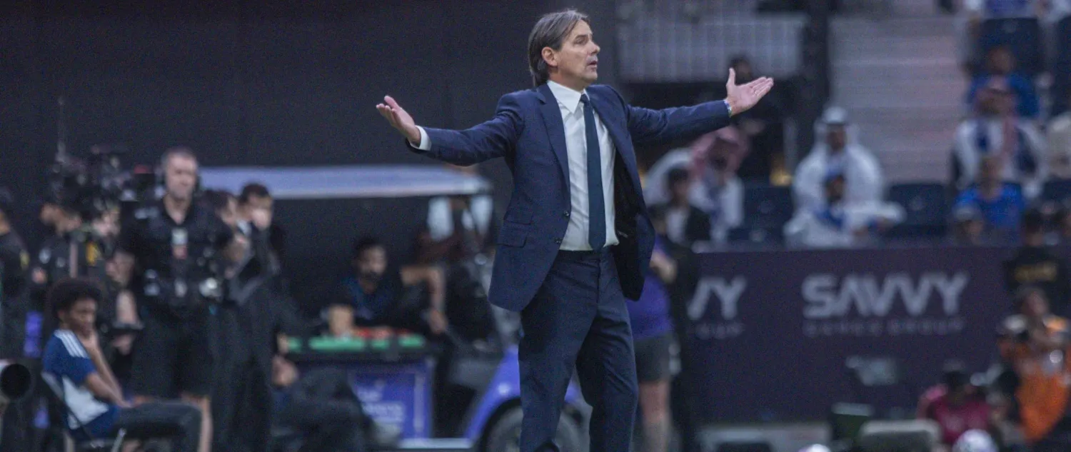 إنزاغي مطالب بتحديد ملامح الفريق الفنية (تصوير: يزيد السمراني)