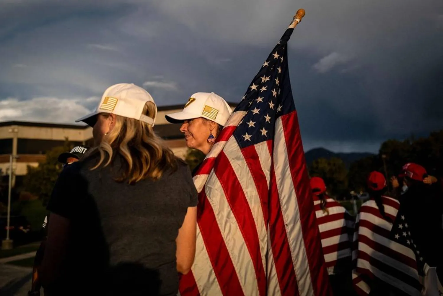 Mourners outside a memorial for political activist Charlie Kirk on the grounds of Utah Valley University on September 13, 2025 in Orem, Utah. (Getty Images/AFP)