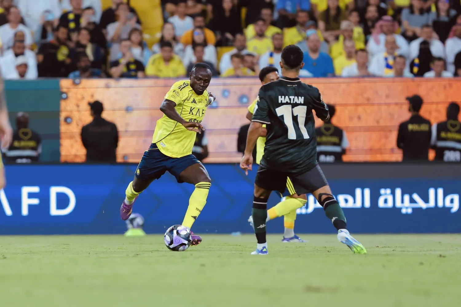 من مباراة النصر والخلود في الرياض (نادي النصر)