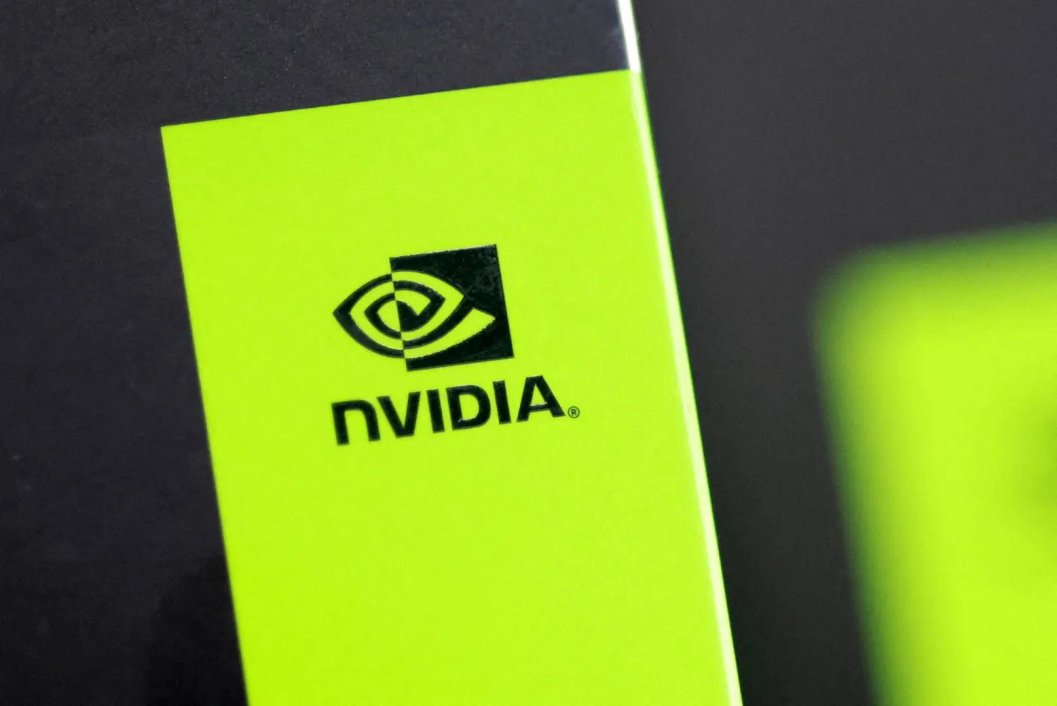 The Nvidia logo is seen on graphic card package in this illustration taken August 19, 2025. (Reuters) 