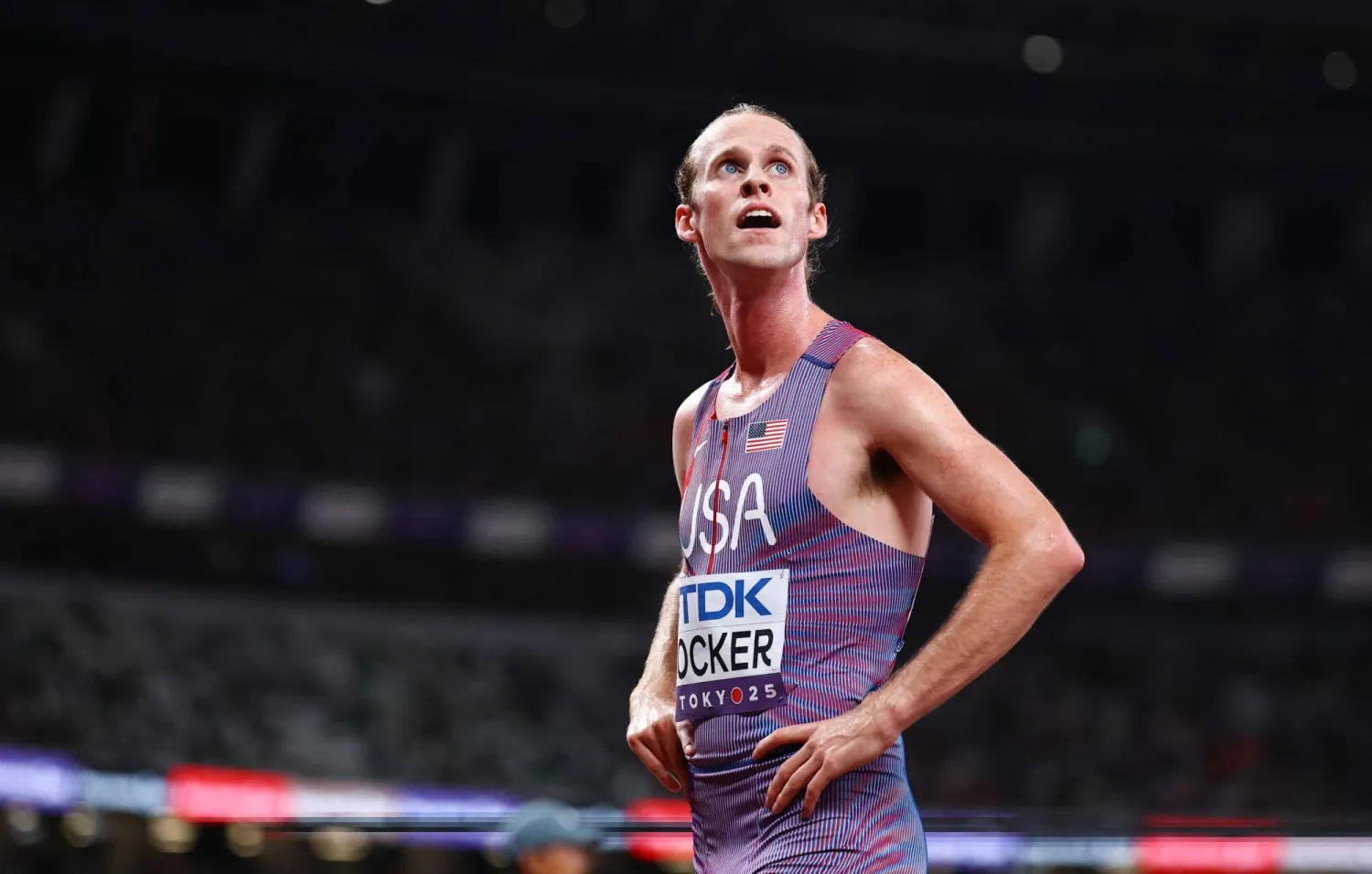 كول هوكر البطل الأولمبي الأميركي (رويترز)