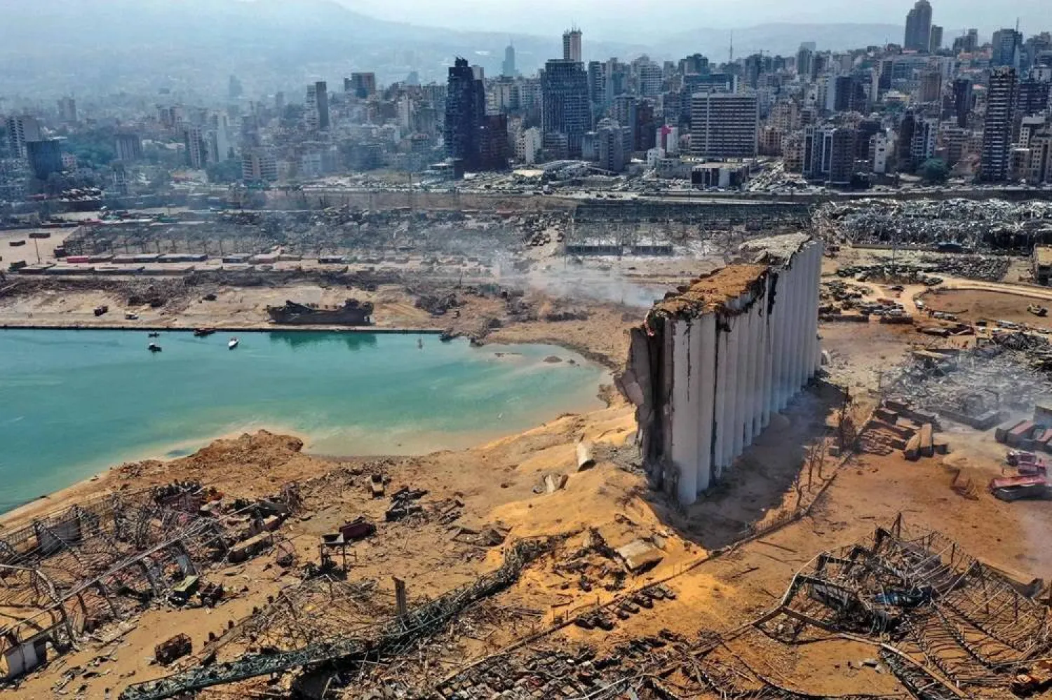 The Aug. 4, 2020, blast killed at least 218 people and wounded more than 6,000 others. (AFP)