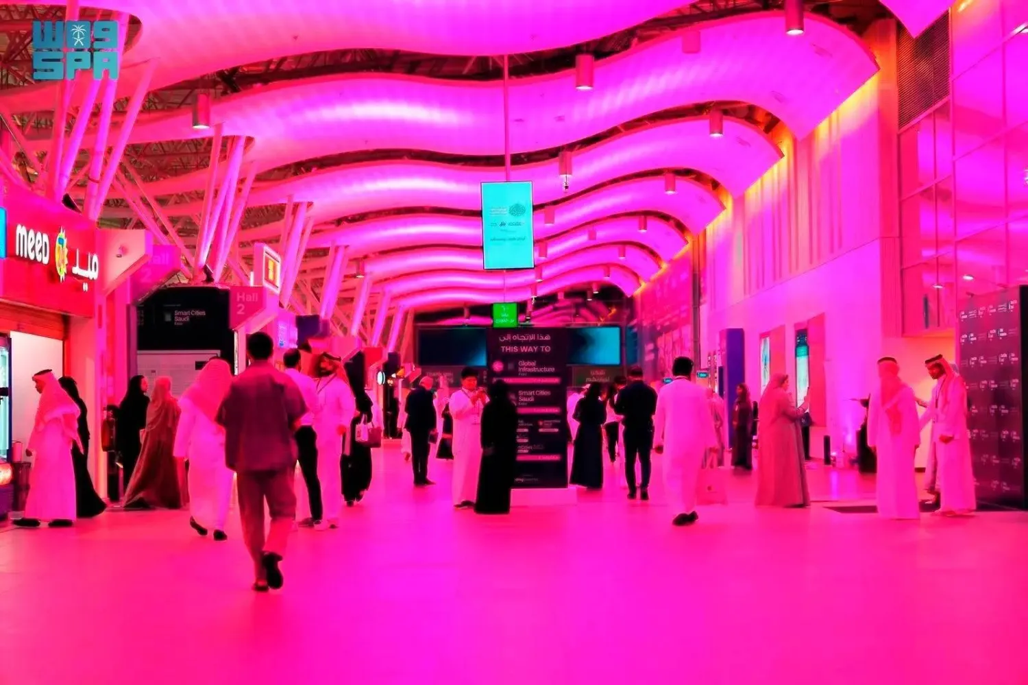 The Global Infrastructure Forum and Expo 2025 kicked off in Riyadh on Monday. (SPA)