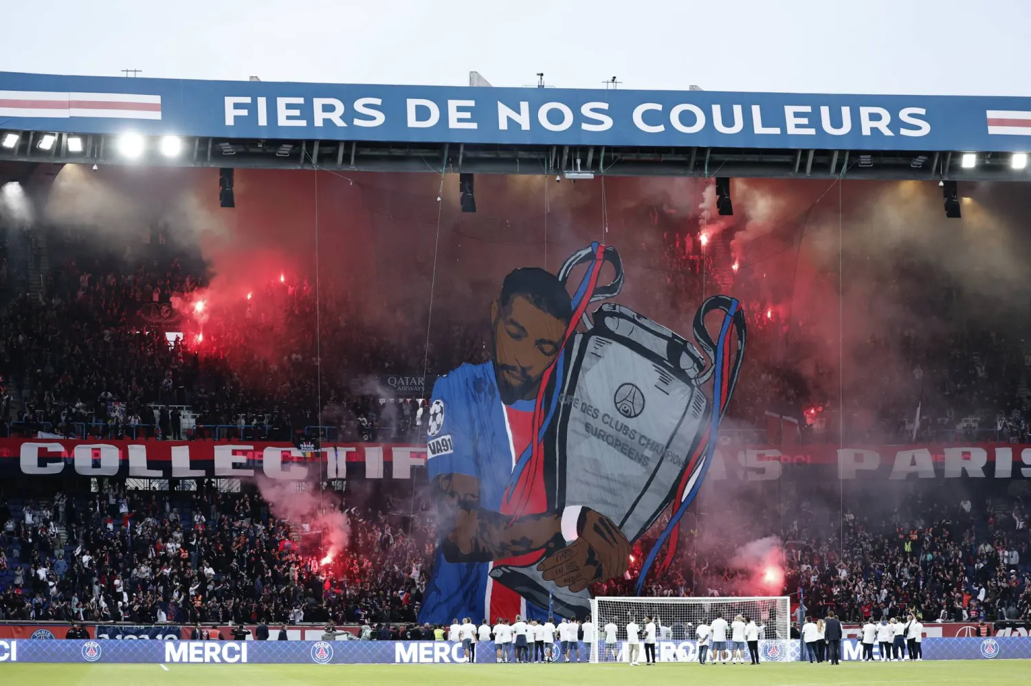 يخوض سان جيرمان أولى مبارياته الأوروبية بعد ثلاثة أشهر ونصف على سحقه إنتر ميلان (رويترز)