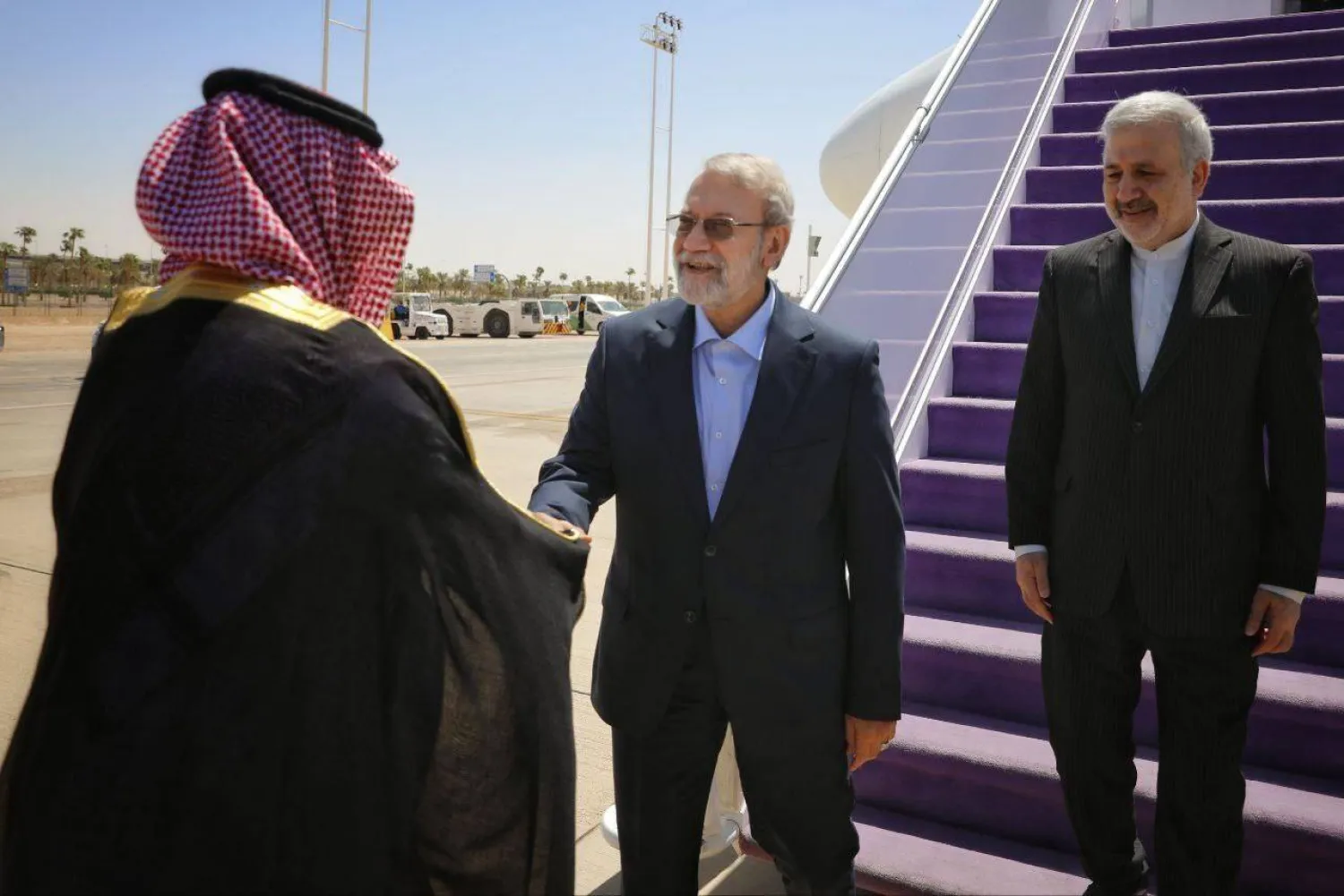 أمين المجلس الأعلى للأمن القومي علي لاريجاني إلى الرياض للقاء مسؤولين سعوديين (إرنا)