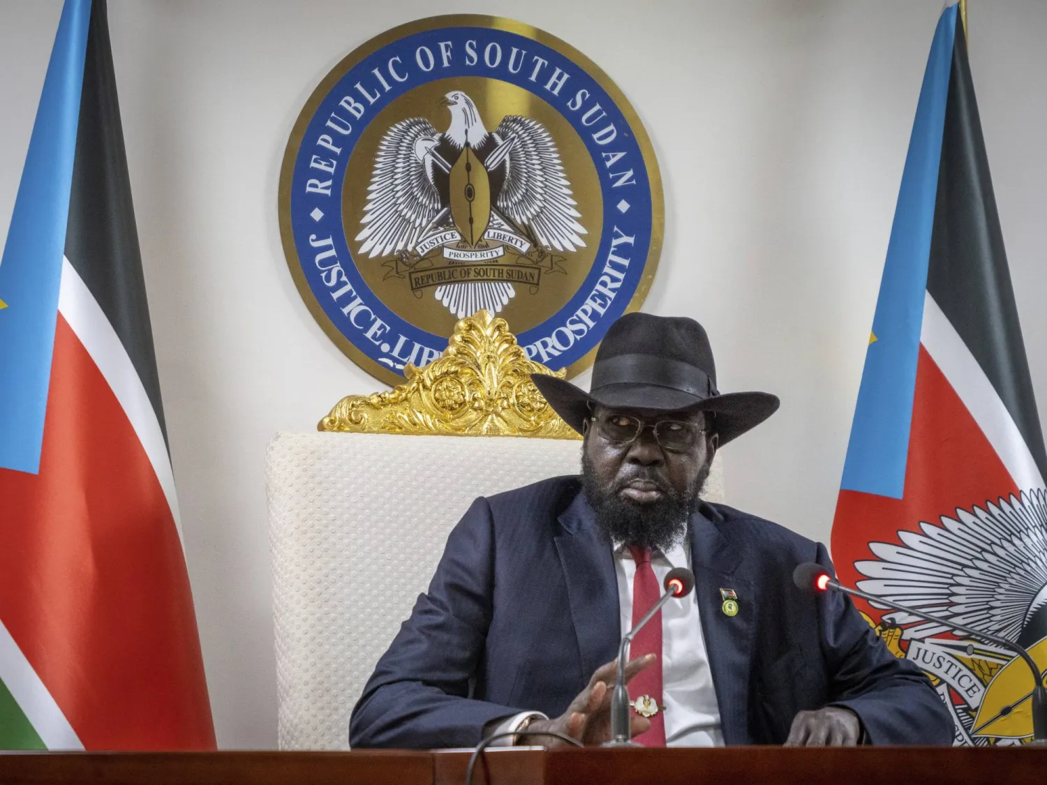 سلفا كير رئيس جنوب السودان (أ.ب)