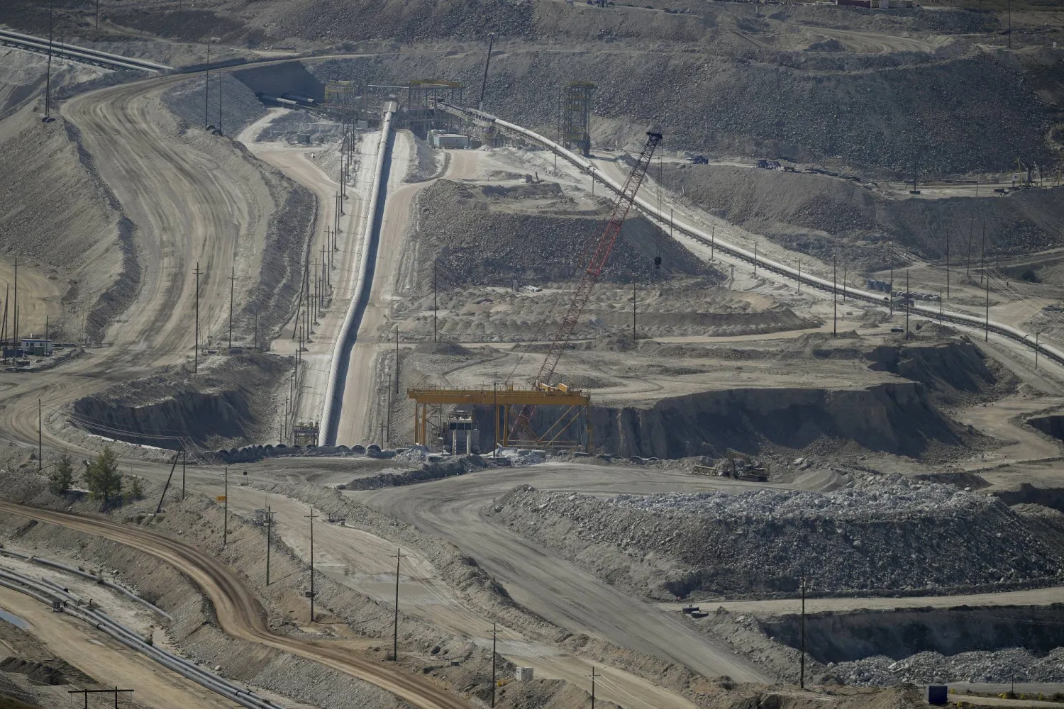 منجم للنحاس في مقاطعة بريتيش كولومبيا الكندية (أ.ب)