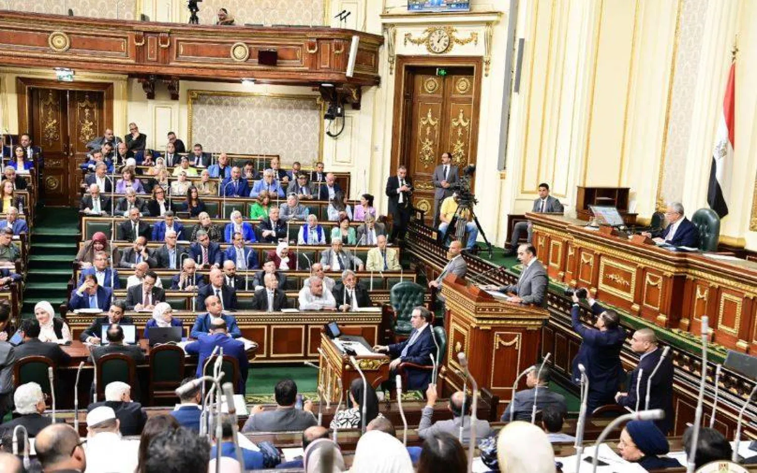 جلسة سابقة لمجلس النواب المصري (وزارة الشؤون النيابية)
