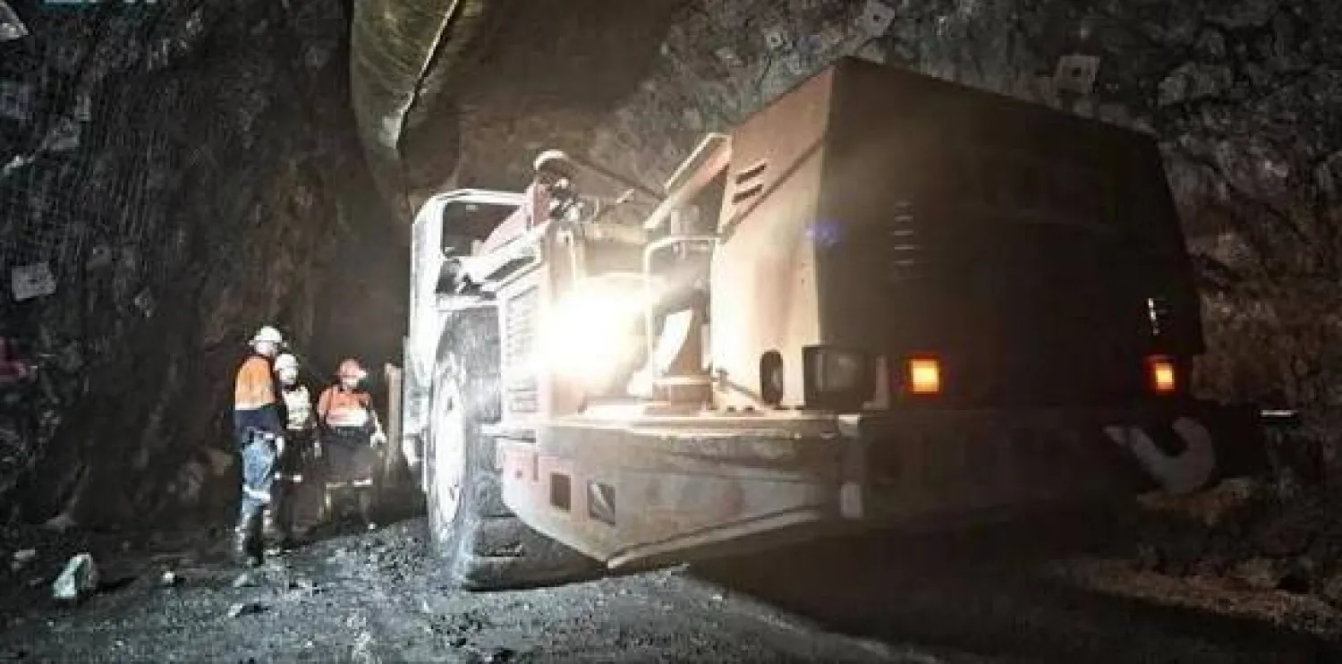 أحد مواقع التعدين في السعودية (الشرق الأوسط)