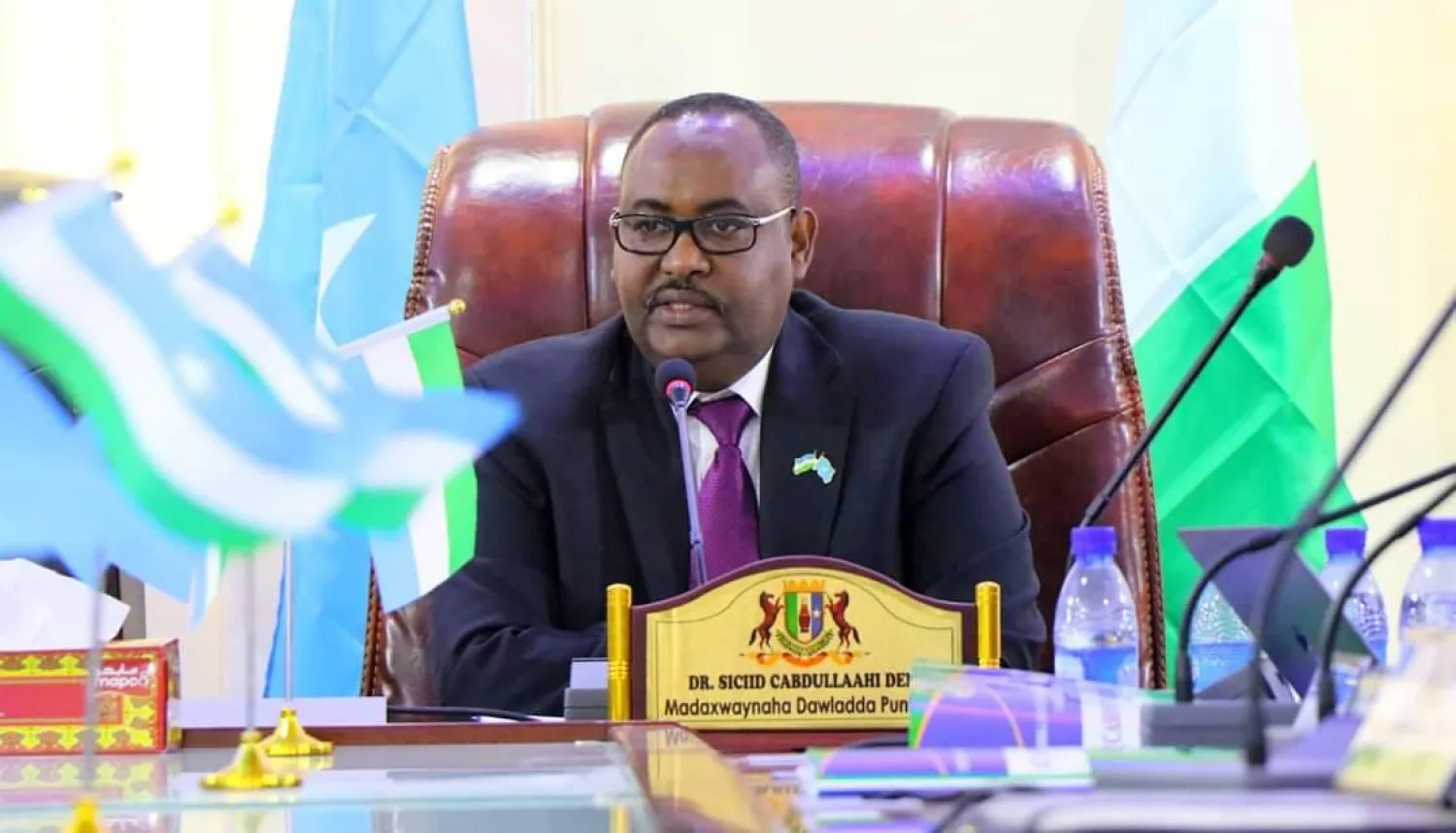 رئيس ولاية بونتلاند سعيد عبد الله دني (صفحته على إكس)