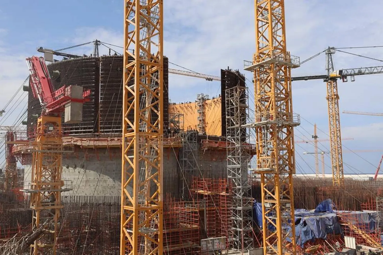 أعمال إنشاء محطة الضبعة النووية (هيئة المحطات النووية بمصر)