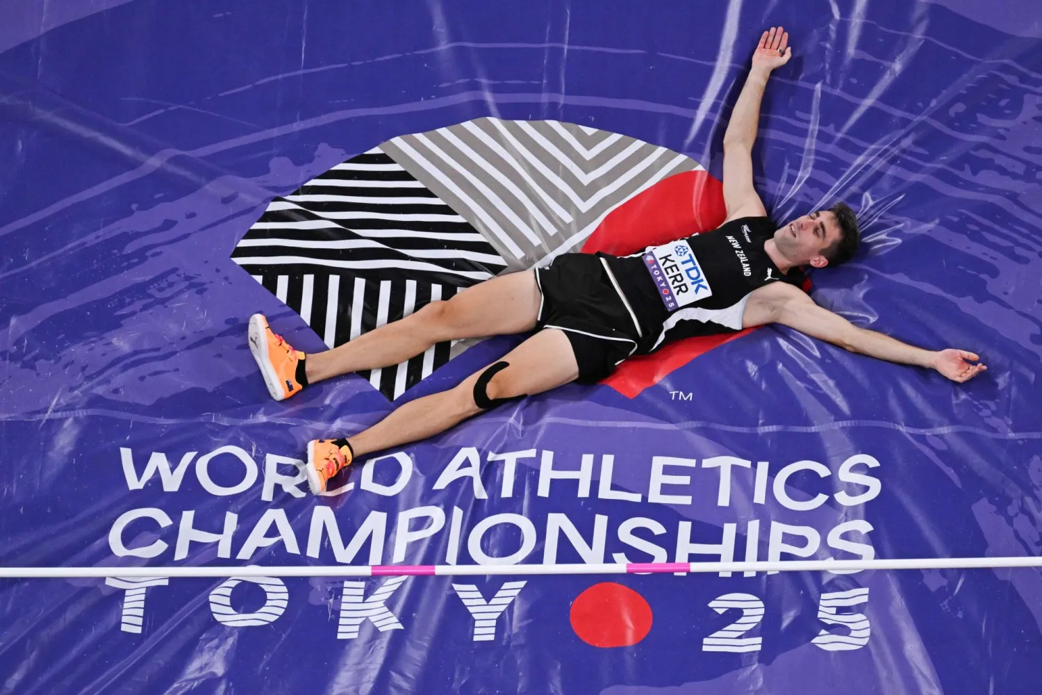 هاميش كير البطل الأولمبي في القفز العالي (أ.ف.ب)