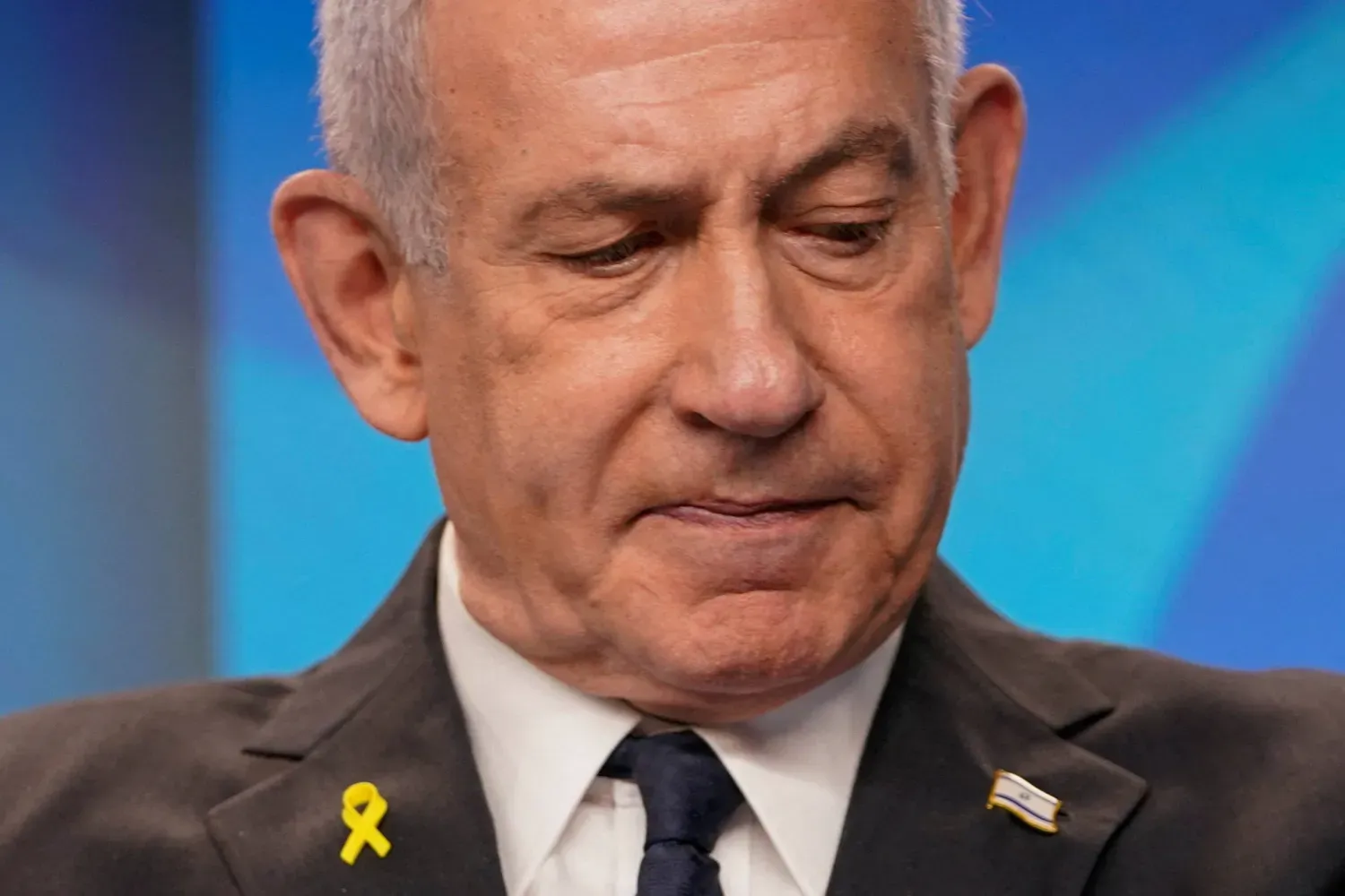 İsrail Başbakanı Binyamin Netanyahu, Kudüs'teki Başbakanlık Ofisi'nde ABD Dışişleri Bakanı Marco Rubio ile düzenlediği ortak basın toplantısında, 15 Eylül 2025 (Reuters)
