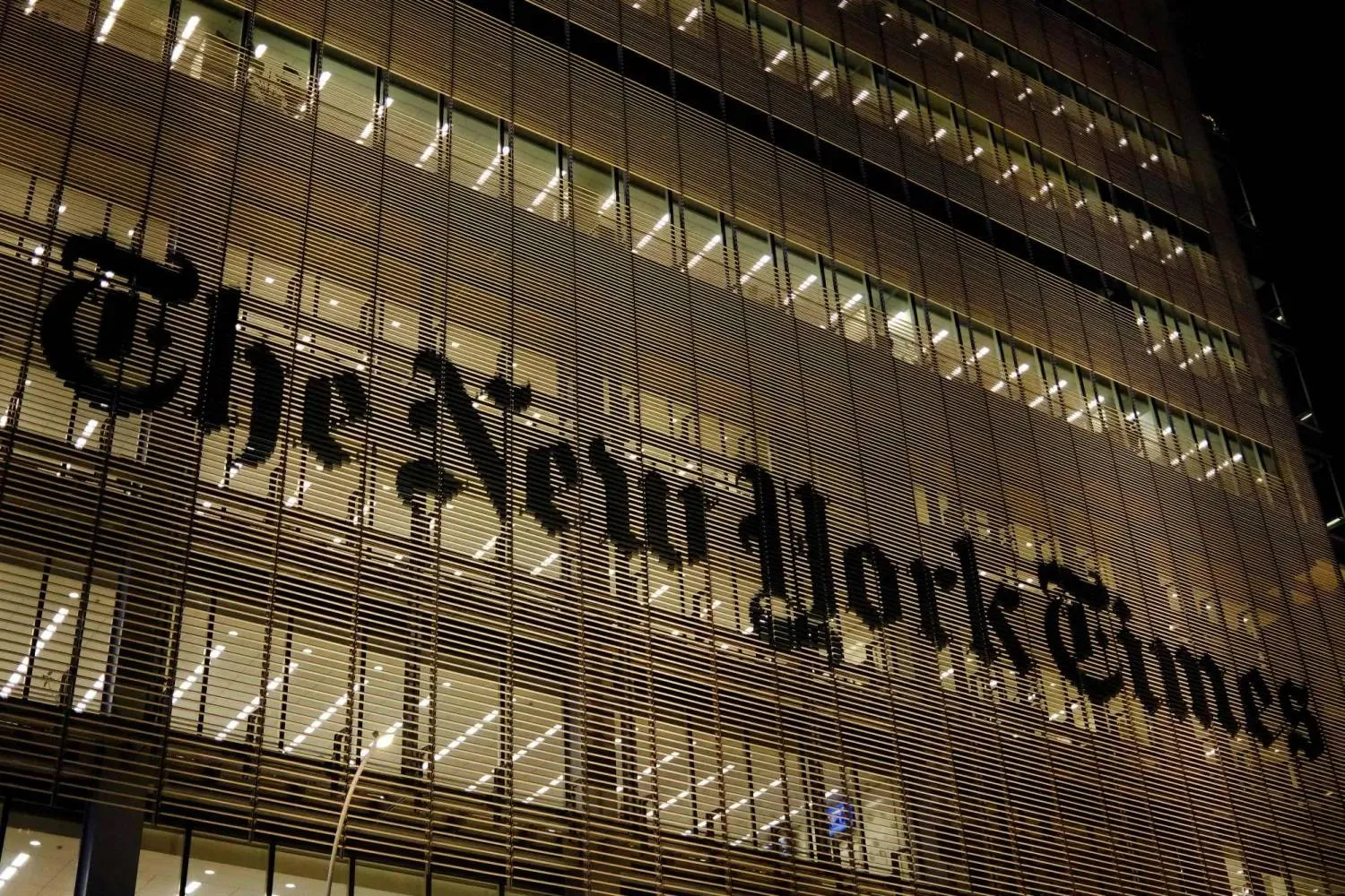 The New York Times's headquarters in New York City. (AFP via Getty Images)