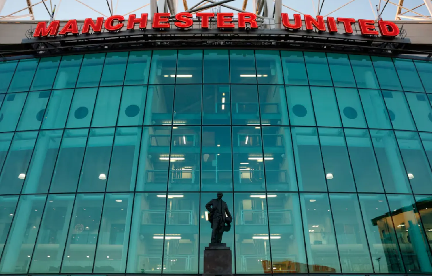 Soccer Football - Premier League - Manchester United v Southampton - Old Trafford, Manchester, Britain - January 16, 2025 General view outside the stadium before the match Action Images via Reuters/Jason Cairnduff/File Photo 