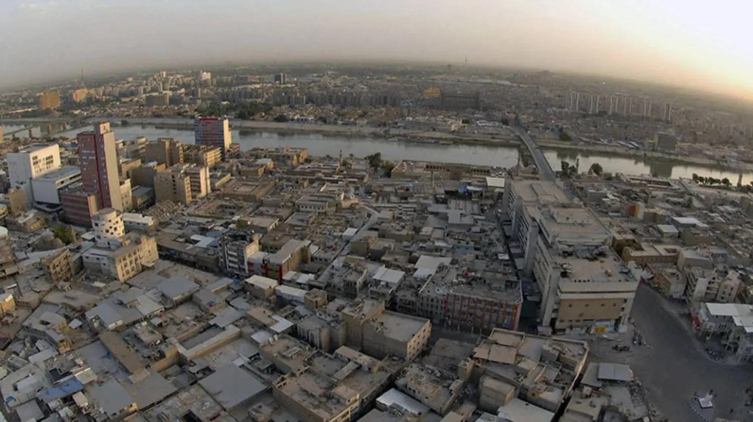  An aerial view of central Baghdad. (Reuters)