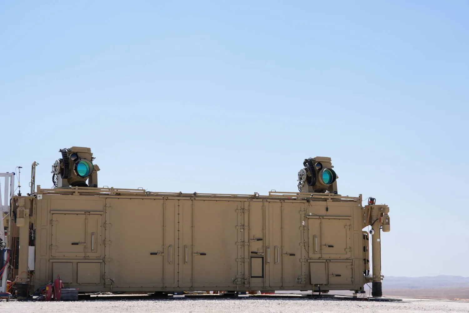 صورة من نظام اعتراض الصواريخ بالليزر «الشعاع الحديدي» الذي طورته إسرائيل - 17 سبتمبر 2025 (رويترز)