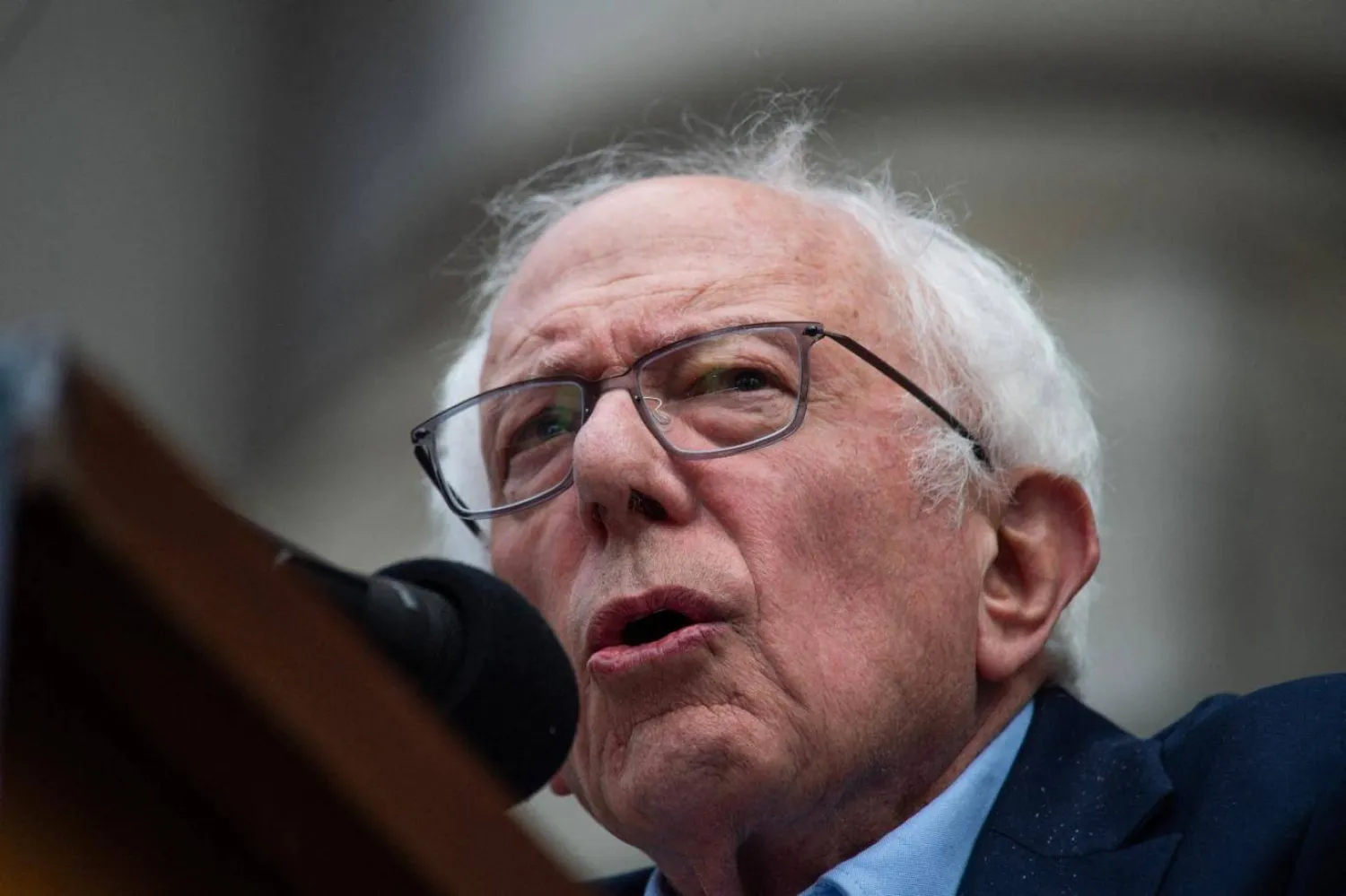 السناتور الديمقراطي الأميركي بيرني ساندرز (أ.ف.ب)