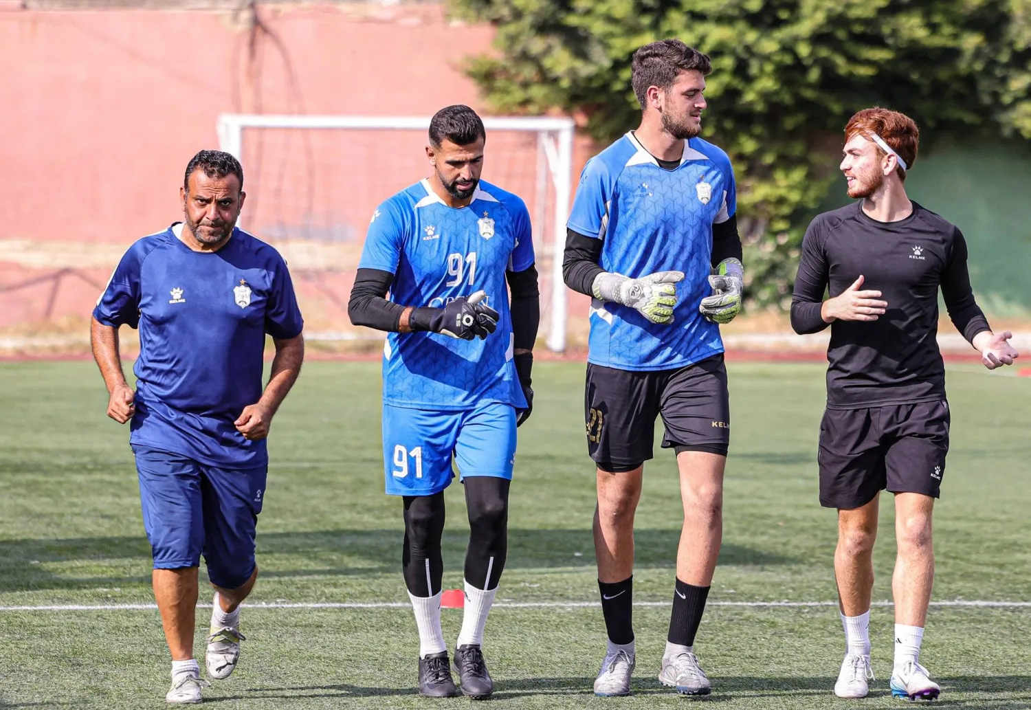 جانب من التحضيرات قبل انطلاق الدوري اللبناني (نادي الأنصار)