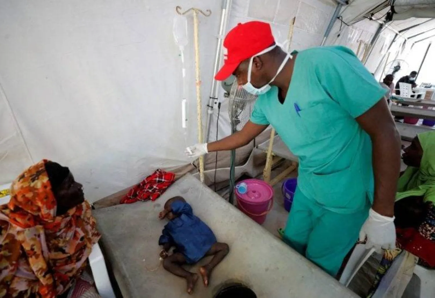 وباء الكوليرا يصيب الأطفال والنازحين في نيجيريا (رويترز - أرشيفية)