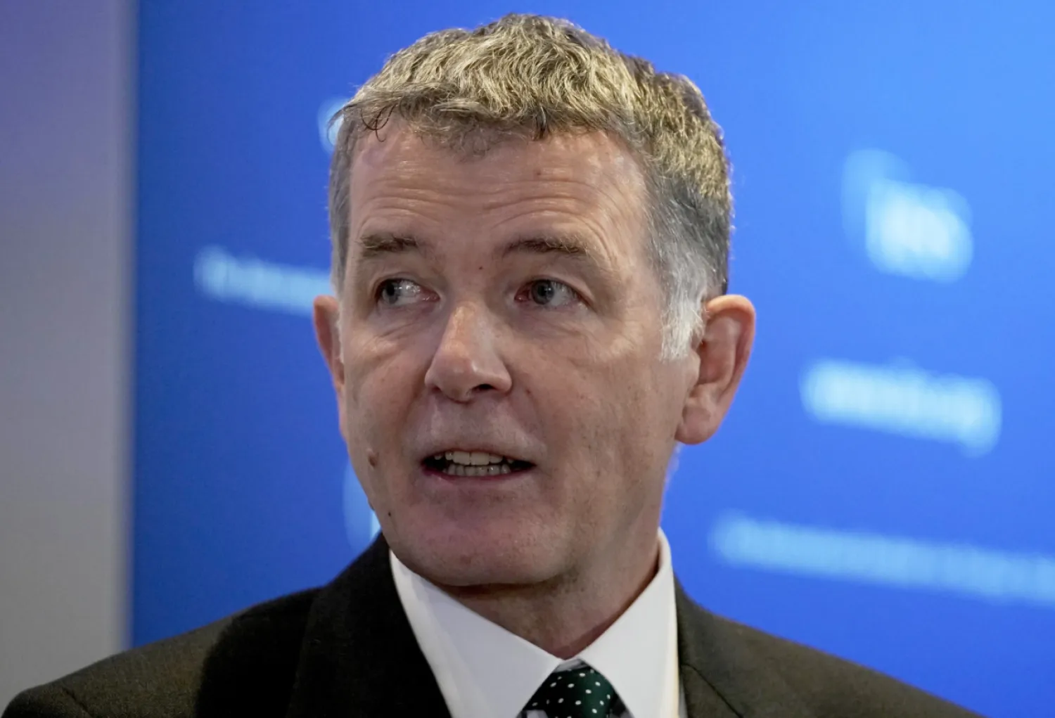 Richard Moore, the Chief of Britain's Secret Intelligence Service, also known as MI6, answers questions in London, England, Nov. 30, 2021, after giving his first public speech since becoming head of the organization. (AP Photo/Matt Dunham, File)