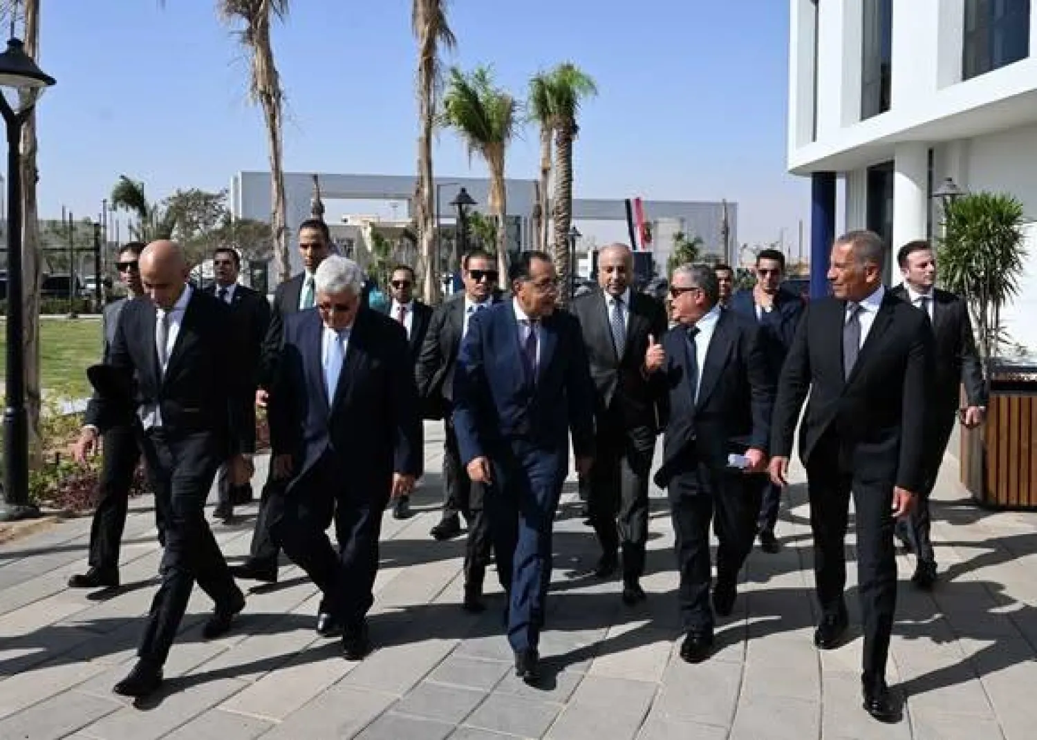 رئيس الوزراء المصري مصطفى مدبولي في أثناء افتتاح إحدى الجامعات الخاصة (وزارة التعليم العالي المصرية)