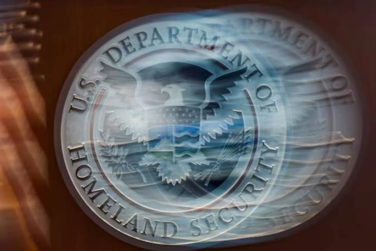 A view shows the US Department of Homeland Security signage in New York City, US, July 21, 2025. REUTERS/Jeenah Moon/ File Photo Purchase Licensing Rights