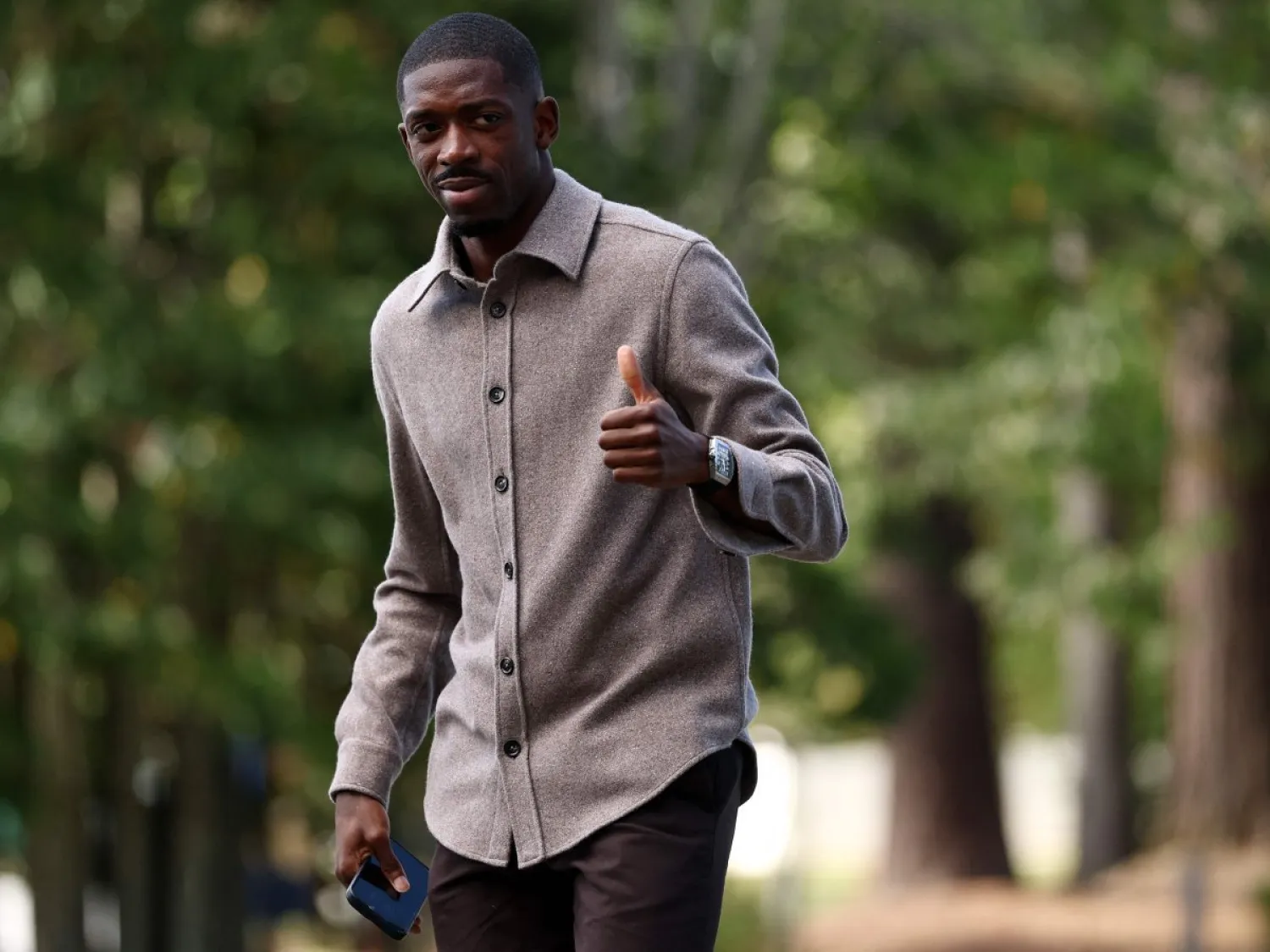 عثمان ديمبيلي مرشح بارز للفوز بالجائزة (أ.ف.ب)