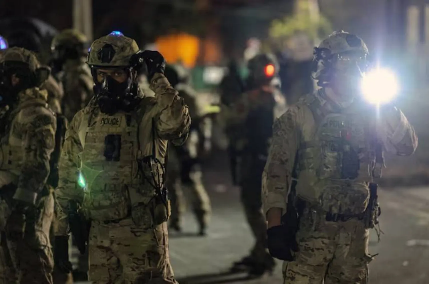 عناصر من الشرطة الأميركية في ولاية إلينوي (أرشيفية - رويترز)