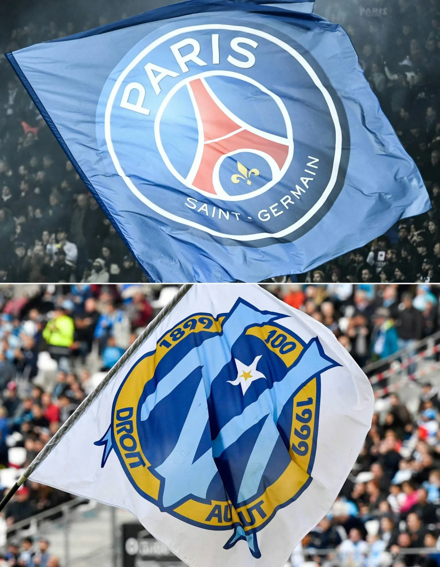 الأحوال الجوية تؤجل كلاسيكو فرنسا بين مارسيليا وباريس سان جيرمان (أ.ف.ب)